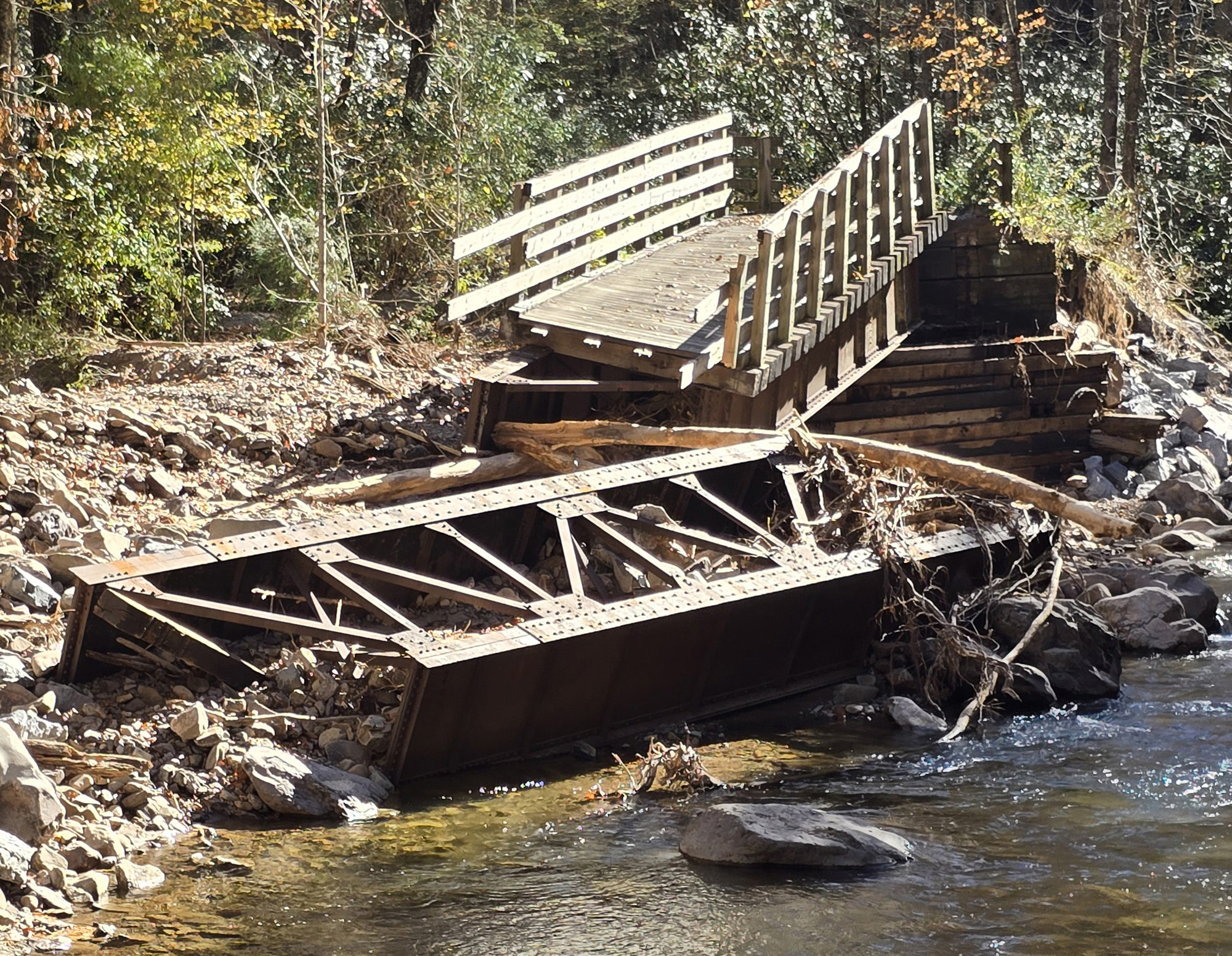 Virginia Creeper Trail Destruction